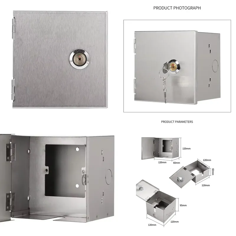 Outdoor Power Socket With Lock - Caixa de tomada de energia em
