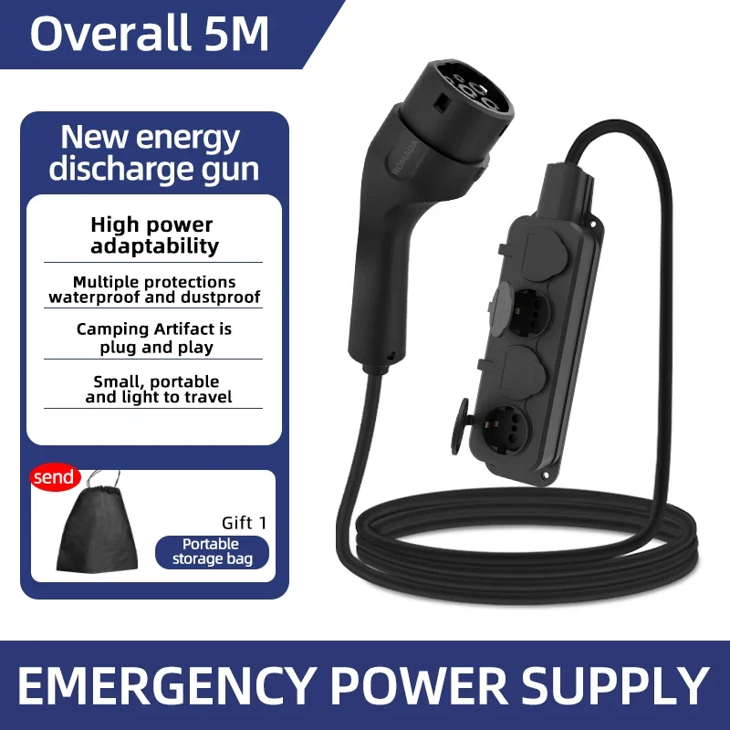 Outdoor Power Plug In - Carregador ev portátil para carro elétrico,