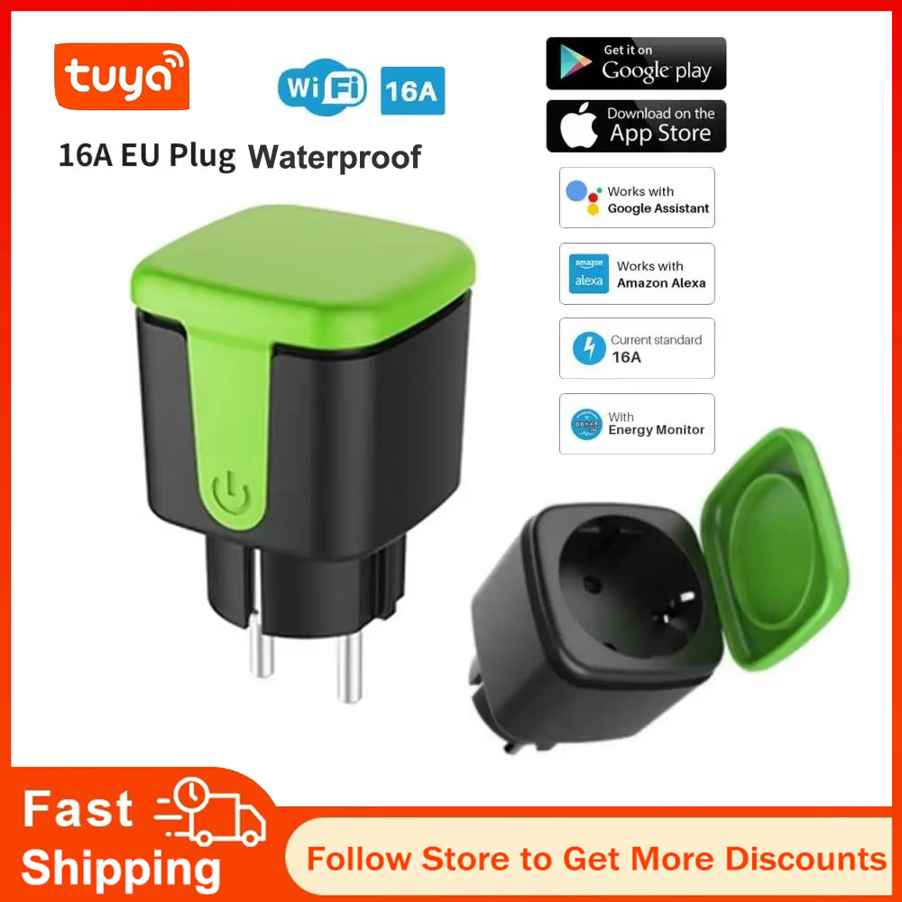 Outdoor Power Outlet - Tomada Inteligente Tuya EU 16A WiFi