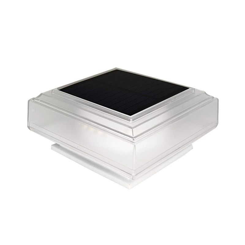 Outdoor Power Post - Luzes solares para postes de cerca,