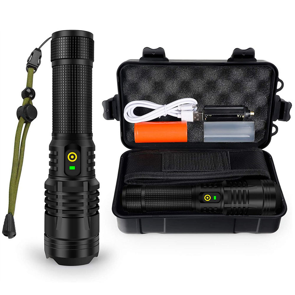 Outdoor Power Meter Bike - Lanternas com zoom xhp70.2, mais poderosas,