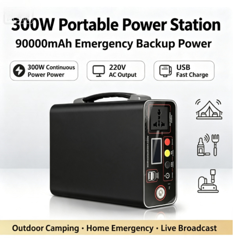Outdoor Power And Plant - Central Elétrica Portátil 300W 220V, 333Wh,
