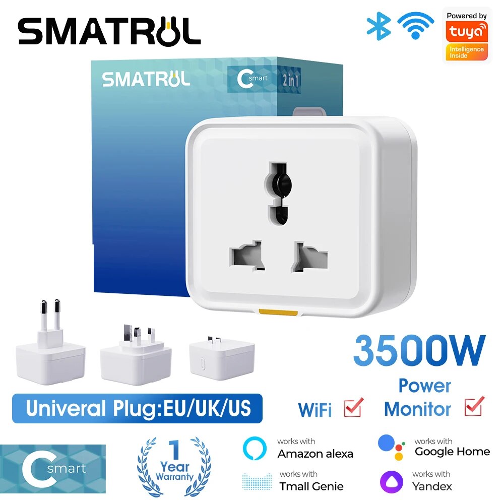 Outdoor Power Timer - Tomada Tuya Smart Home Sem Fio