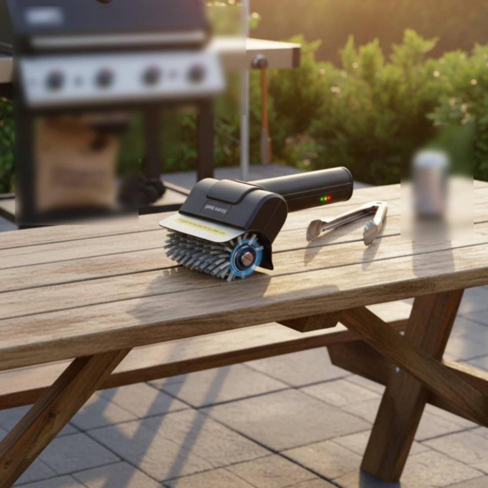 Outdoor Power Grill - Escova Elétrica para Churrasqueira com Carregamento