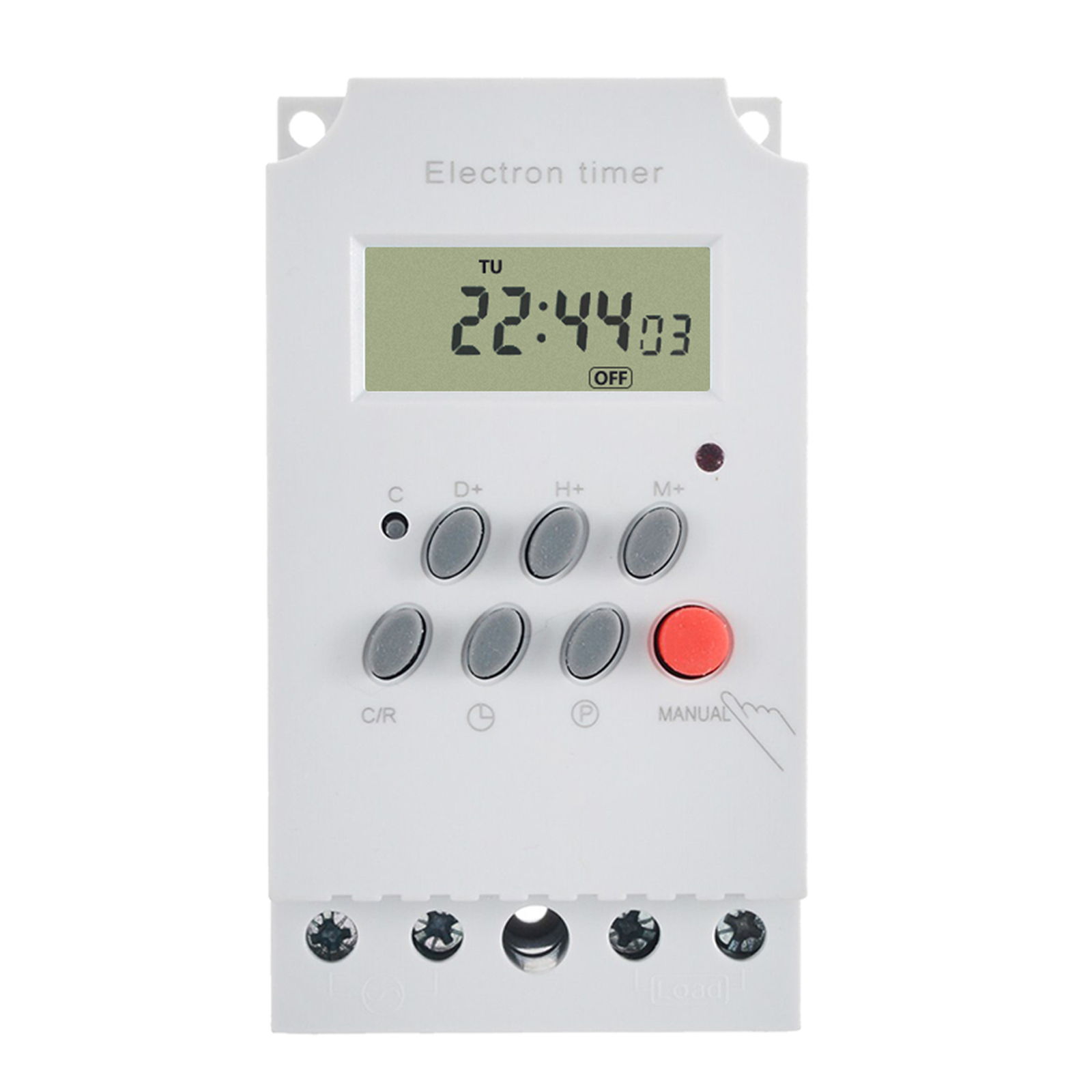 Outdoor Power Timer - AC 220V 25A Temporizador Programável Digital