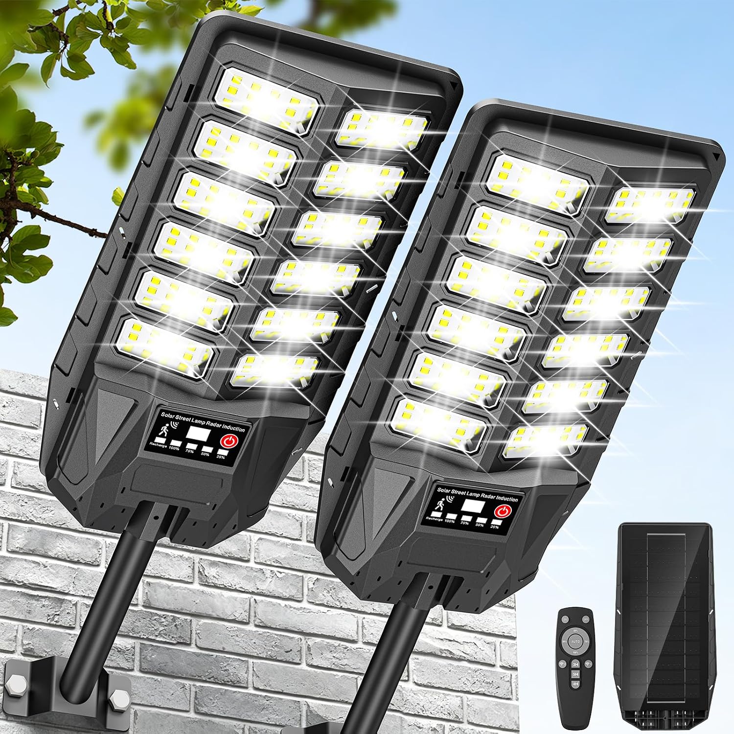 Outdoor Power Pack - Pacote com 2/1 Luminárias Solares de