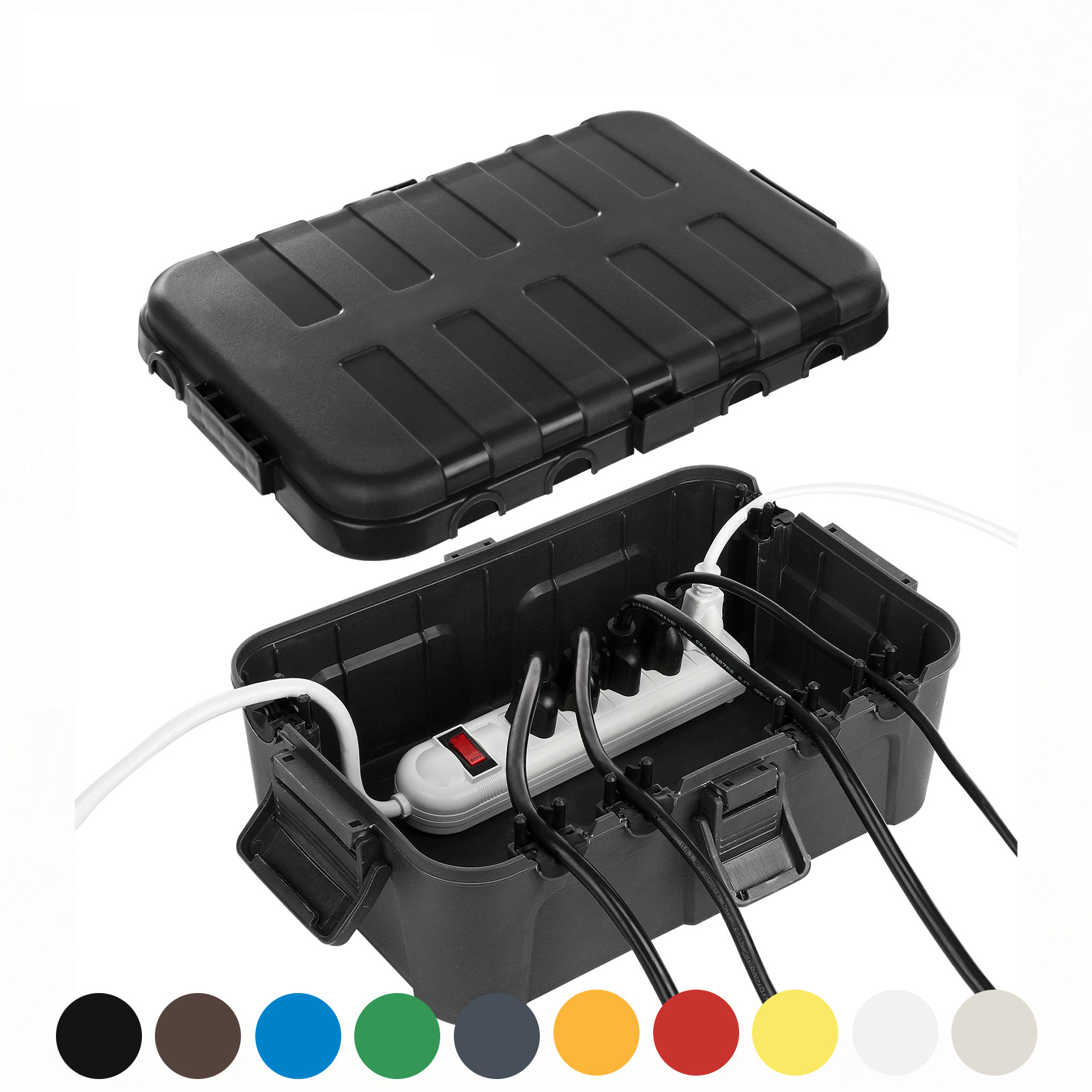 Outdoor Power Timer - Caixa elétrica externa extra grande, capa