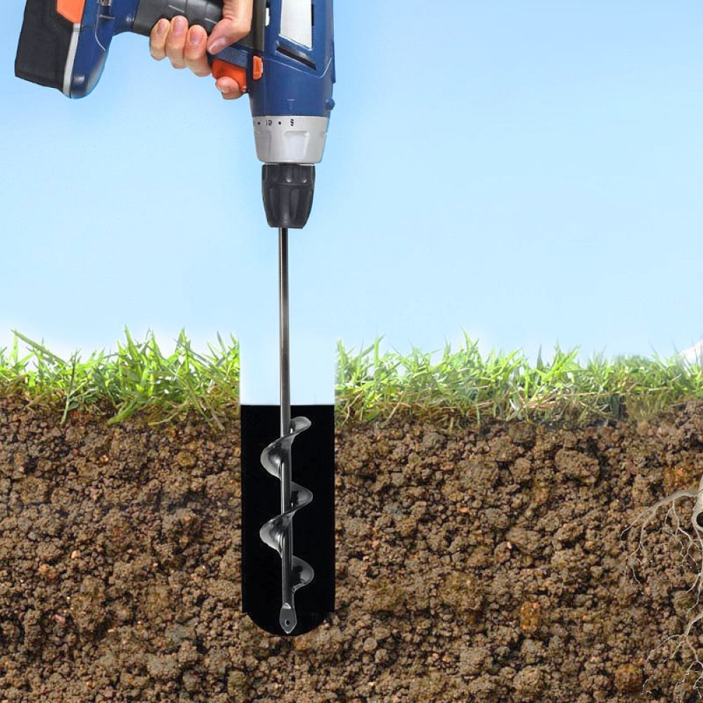 Outdoor Power And Plant - Broca espiral para perfurar o solo,
