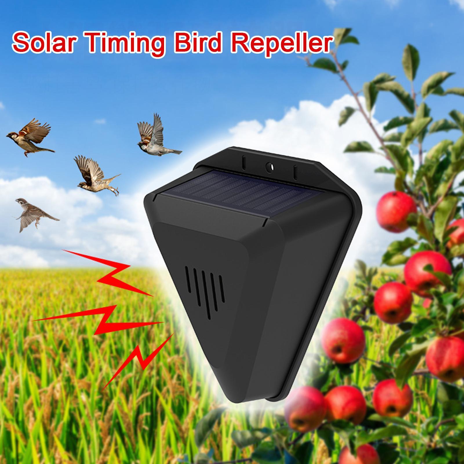 Outdoor Power Timer - Repelente de Pássaros Solar com Timer