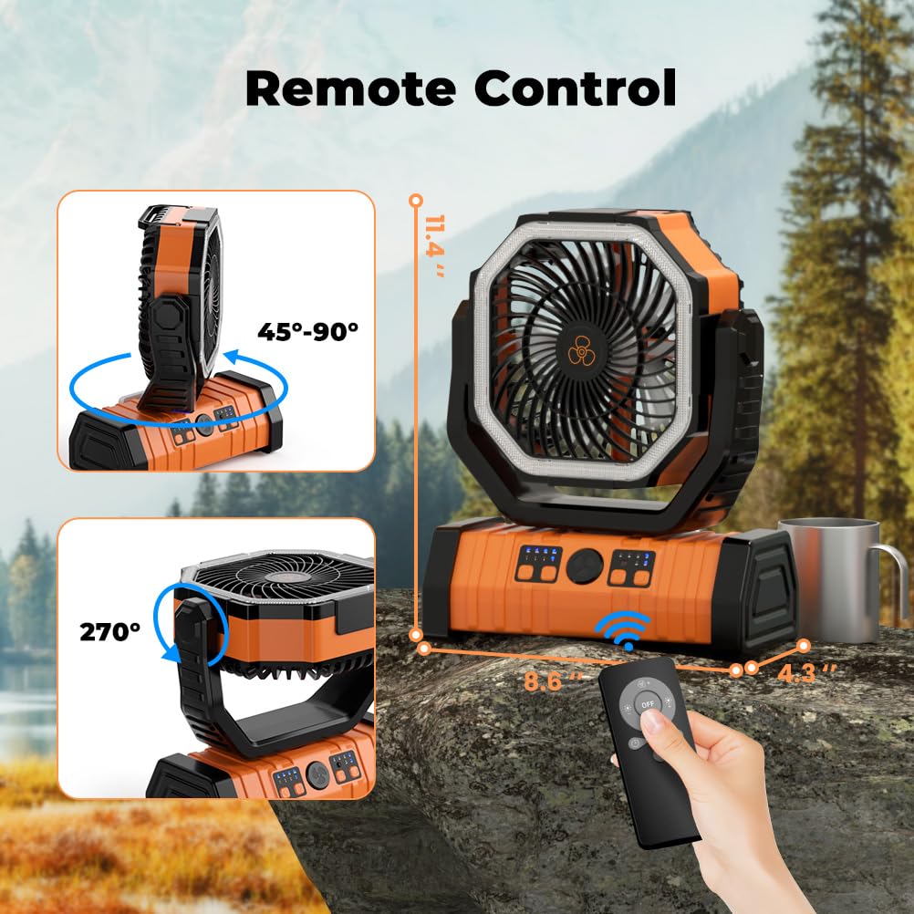 Ventilador de acampamento 2000 - Outdoor Power Timer avaliação e preço
