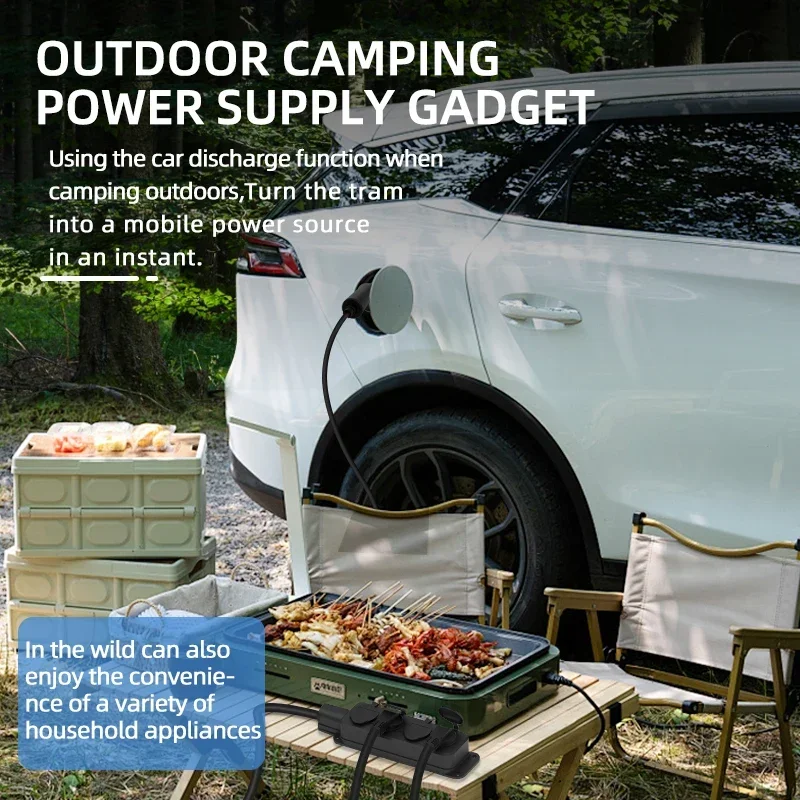 Carregador ev portátil para ca - Outdoor Power Plug In avaliação e preço