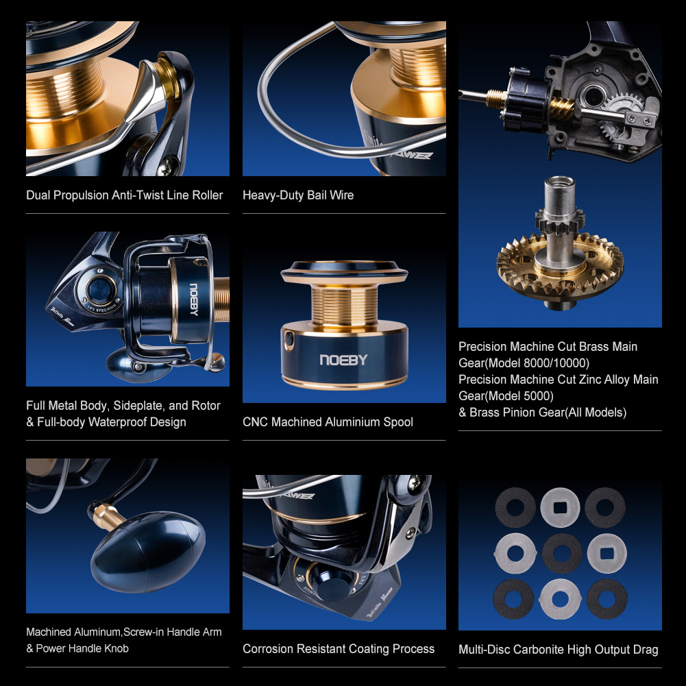 Carretilha de Pesca Noeby Infi - Outdoor Power Reel avaliação e preço