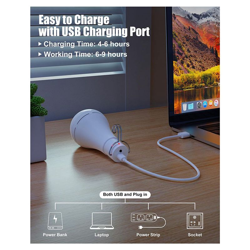 Lâmpada Recarregável USB B03C  - Outdoor Power Pack avaliação e preço