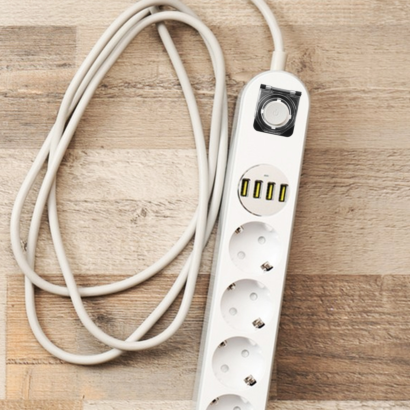 Tampa protetora transparente c - Outdoor Power Socket With Lock avaliação e preço