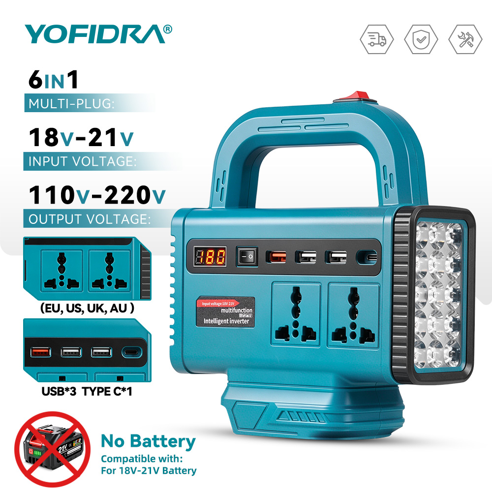 Inversor de energia portátil Y - Outdoor Power Outlet avaliação e preço