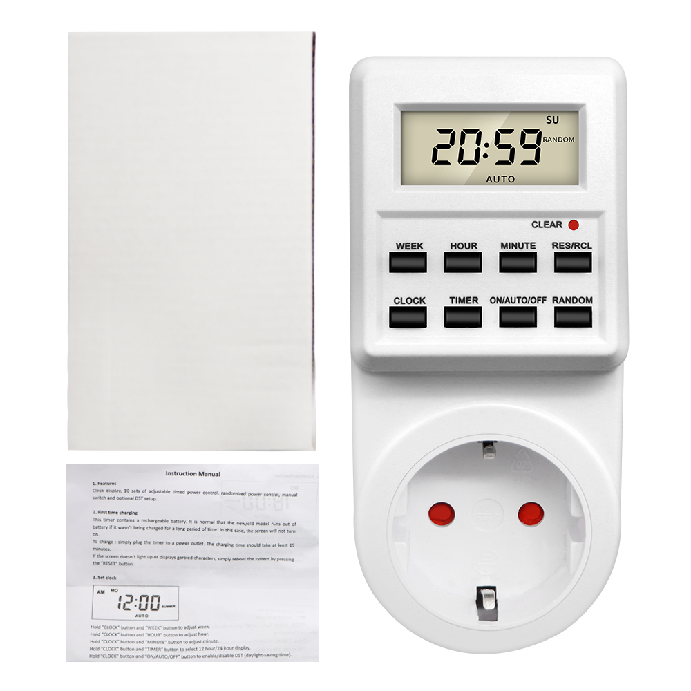 Tm03 interruptor do temporizad - Outdoor Power Timer avaliação e preço