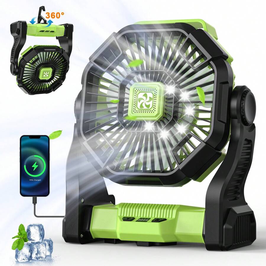 Ventilador portátil alimentado - Outdoor Power Timer avaliação e preço