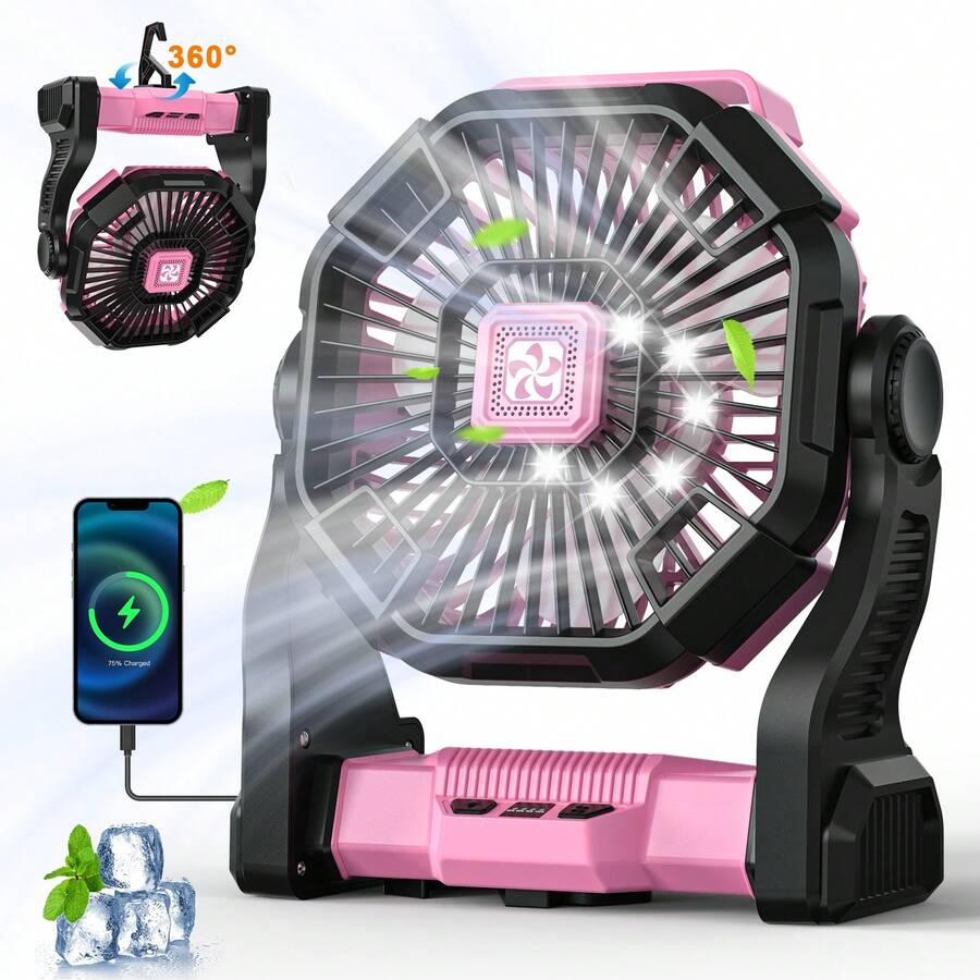 Ventilador portátil alimentado - Outdoor Power Timer avaliação e preço