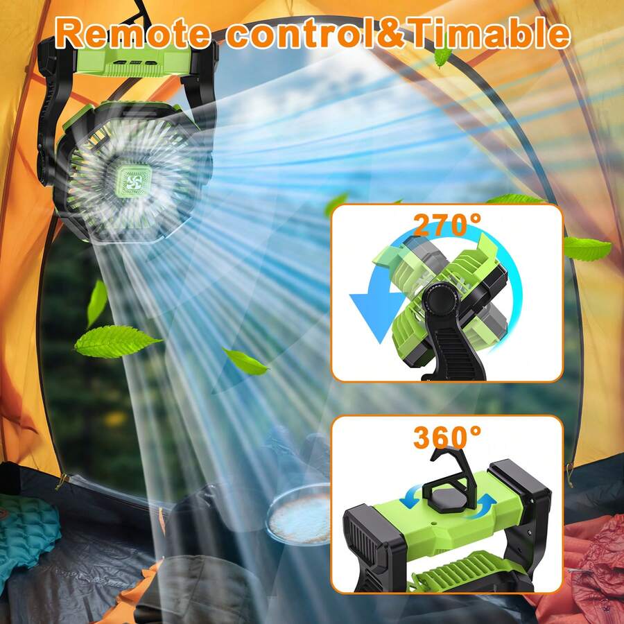 Ventilador portátil alimentado - Outdoor Power Timer avaliação e preço