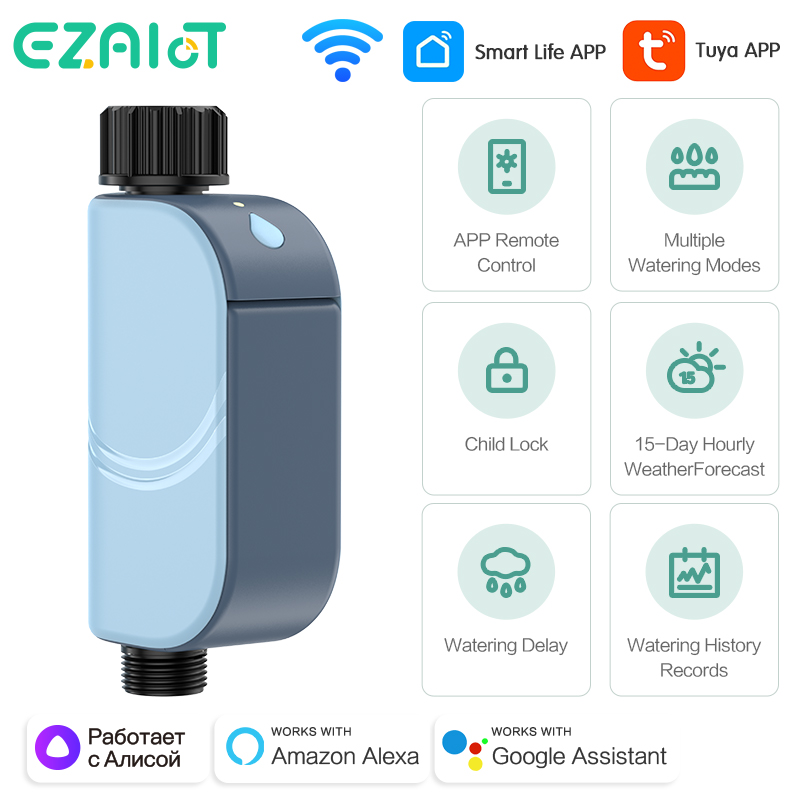 Inteligente tuya wifi jardim r - Outdoor Power Timer avaliação e preço
